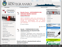 Tablet Screenshot of comune.montegranaro.fm.it
